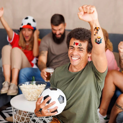 10pcs Soccer Temporary Tattoo Stickers | Kids Birthday Party Favors