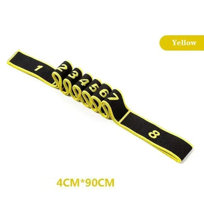 4*90cm Yoga Elastic Stretch Belt | Fitness Resistance Band for Pilates, Dance & Strength Training