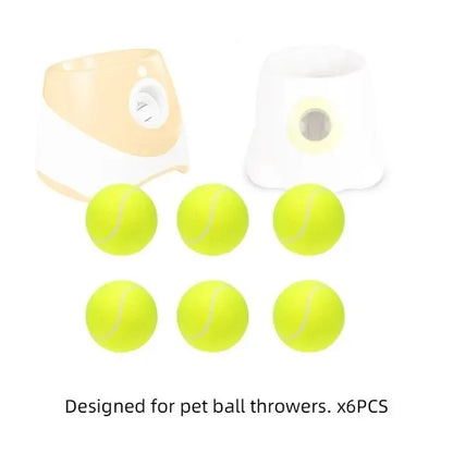 Tennis Balls for Dogs – 2-Inch Small Dog Balls Compatible with Automatic Ball Launchers (12 Pack)