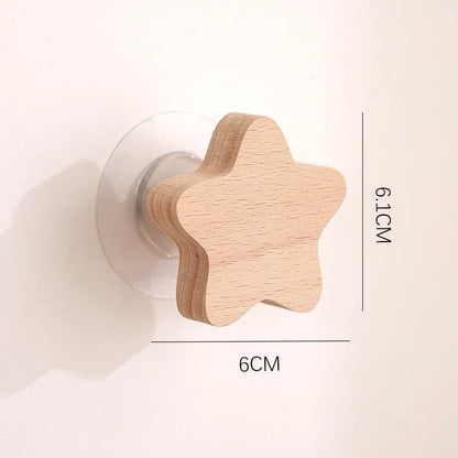 Wooden Animal Hook | Cute Wall Mounted Coat and Key Holder