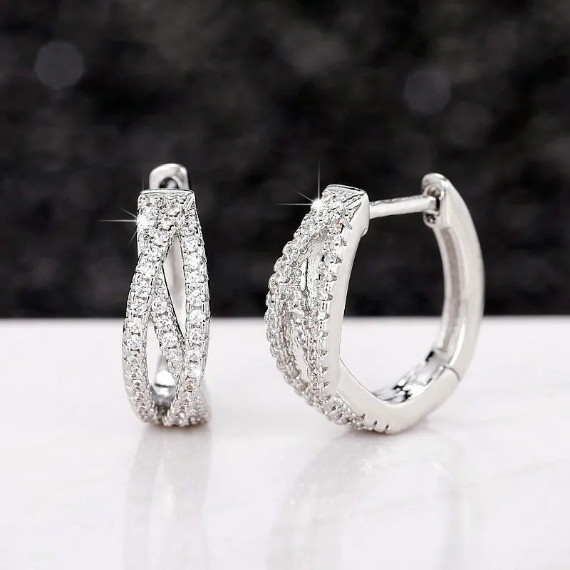Germanium Earrings for Lymphatic Drainage | Magnetotherapy Hoop Earrings
