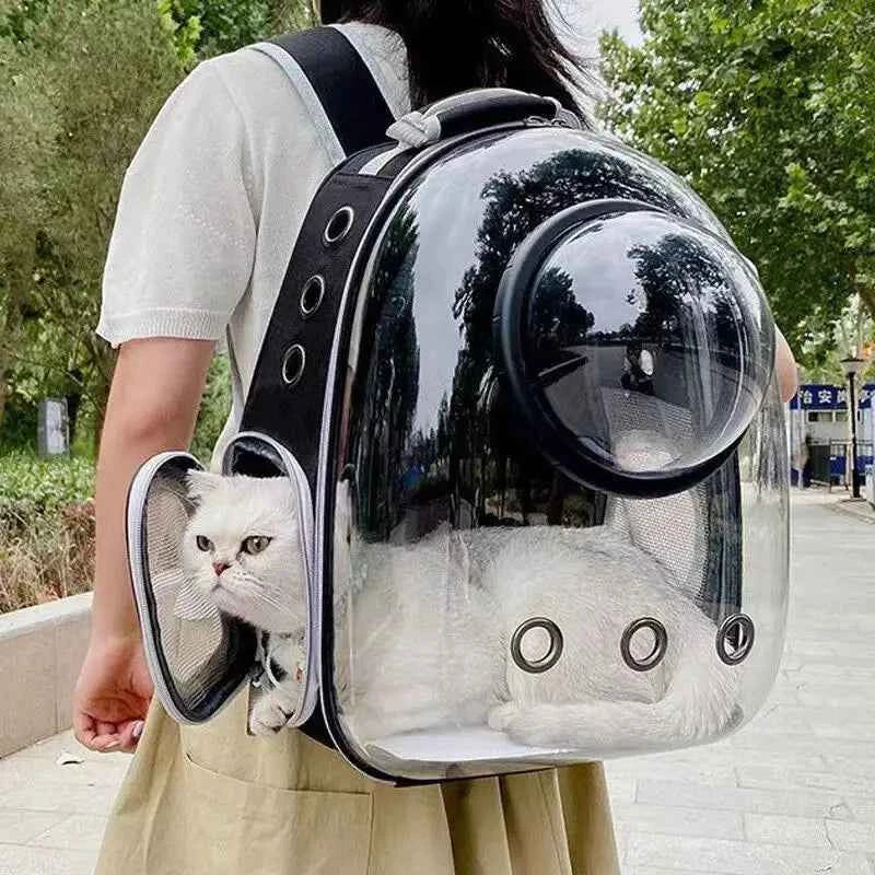 Space Capsule Pet Backpack – Ventilated Travel Carrier