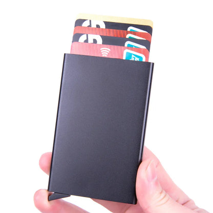 Pop Up Minimalist Smart Wallet | Thin Slim RFID Credit Card Holder for Men Women