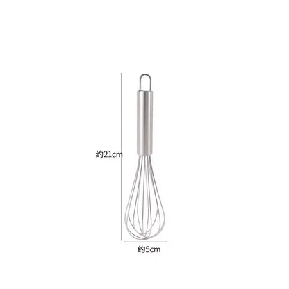Manual Rotary Egg Beater | Stainless Steel Hand Whisk for Kitchen Baking