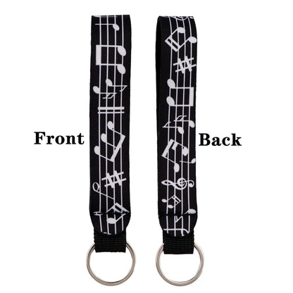 Cartoon Animal Keychain with Wrist Strap | Anti-Lost Lanyard for Keys