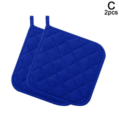 Thickened Cotton Square Placemat | Heat Resistant Table Mat for Dining Table