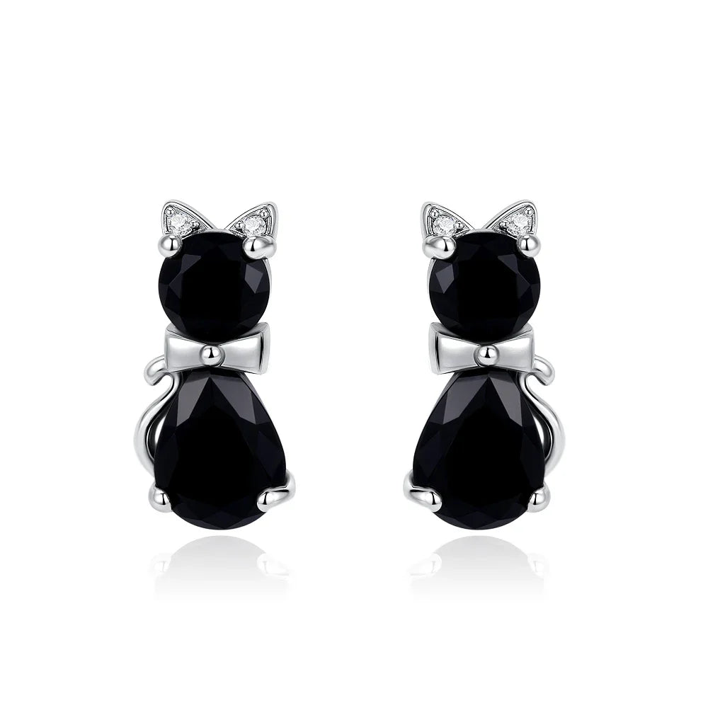 2026 New 925 Silver Elephant Cherry Blossom Butterfly Heart Earrings | Fine Jewelry for Women