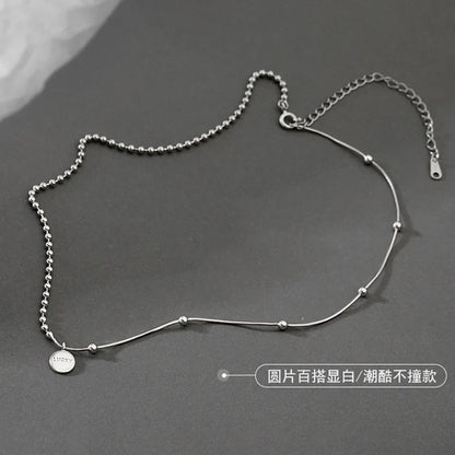 Lucky Pendant Choker Necklace in 925 Sterling Silver | Trendy Women's Jewelry
