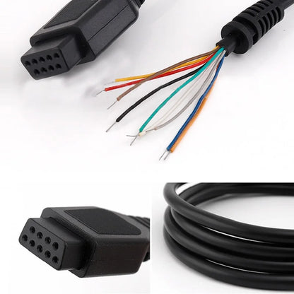 Sega Genesis 2 Control Cable | 9Pin Mega Drive 2 Gamepad Extension Cord