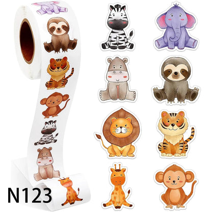 Cute Animal Roll Stickers | Fun Decorative Labels for Kids