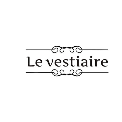 French Bathroom Toilet Sign Vinyl Sticker Decal | WC Entrance Sign Door Decal for France Home