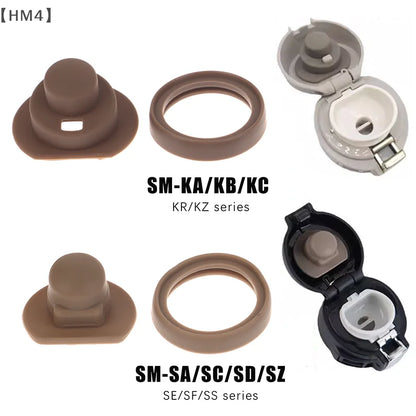 Universal Parts for Zojirushi Thermal Mug SM-SA SM-KA Lid Seal Ring Set | Anti-Leak Replacement Gasket Kit