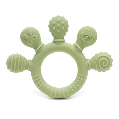 Silicone Baby Teether – Sensory Chew Beads for Anxiety & Teething Relief, 0-12 Months