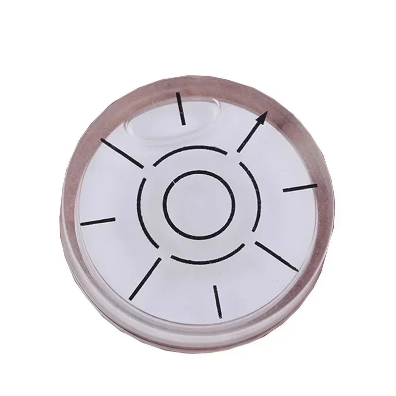 32mm Round Bubble Level | Universal Bullseye Level for Precision Measuring