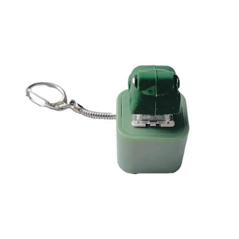 Funny Croaking Frog Duck Keychain | Rechargeable Keyboard Fidget Clicker with LED Light