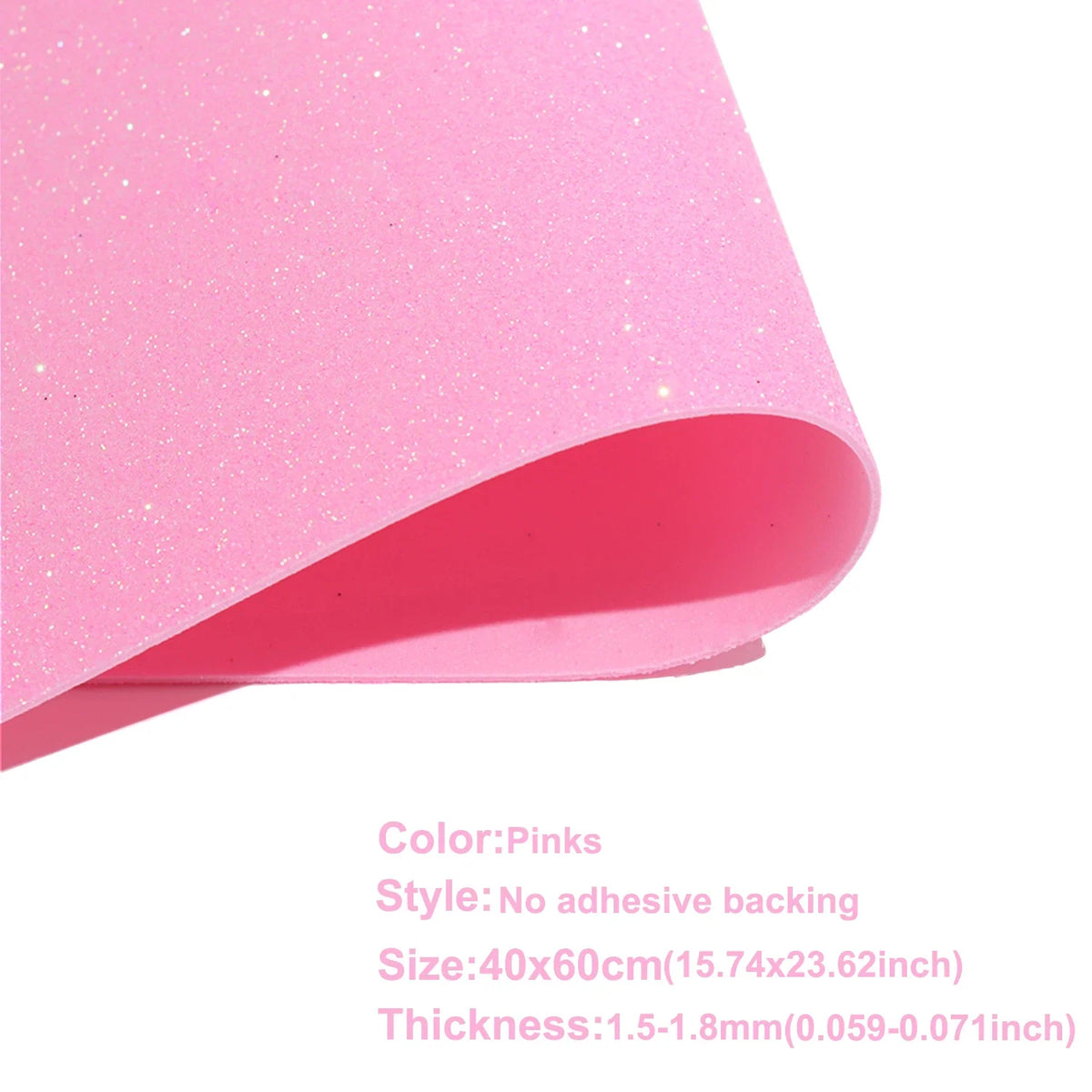 Glitter Foam Paper Sheets for DIY Crafts | Sparkle EVA Craft Foam 40x60cm