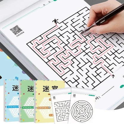 Kid's Maze Game Book | Educational Learning Toy for Concentration Training