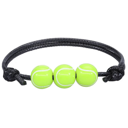 Sports Bracelet Set | 5 or 10 Pack Adjustable Beaded Bracelets for Sports Theme Parties