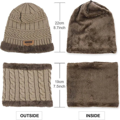 Children Winter Knit Hat and Scarf Set | Warm Unisex Accessory