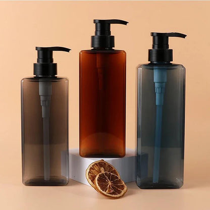 Square Soap Dispenser | Refillable 400/500ml Bathroom Pump Bottle
