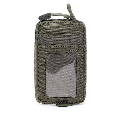 Waterproof Camping EDC Pouch | Tactical Key Purse Wallet with Card Slots and Zippers