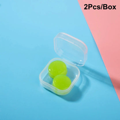 Noise Reduction Swimming Earplugs | Waterproof Silicone Sleep Ear Plugs for Snoring and Sound Insulation