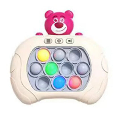 New Quick Push Pop It Game - Electronic Bubble Fidget Toy for Adults & Kids, Perfect Anti-Stress Gift with Box