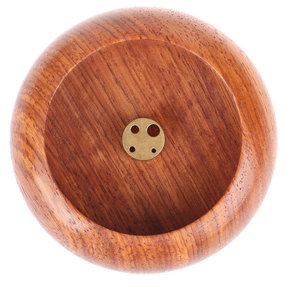 Rosewood Incense Burner Stick Holder | Bowl Shape Censer for Home Decor