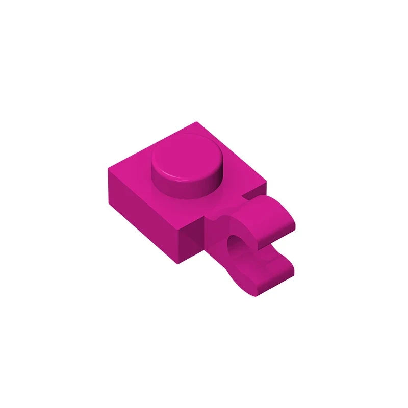 PLATE 1X1 W/HOLDER VERTICAL Building Block | Compatible with Lego 6019 61252