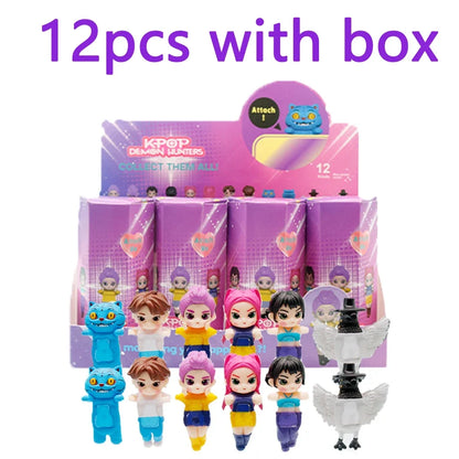 2025 Hot selling K pop Demon Hunters Blind Box Series Anime Figures Ornaments Dolls Fans Children Birthday Gift Random Blind Box