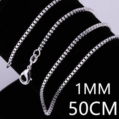 Andara 925 Sterling Silver Gold-Plated Box Chain Necklace | Fashion Basic Choker for Women