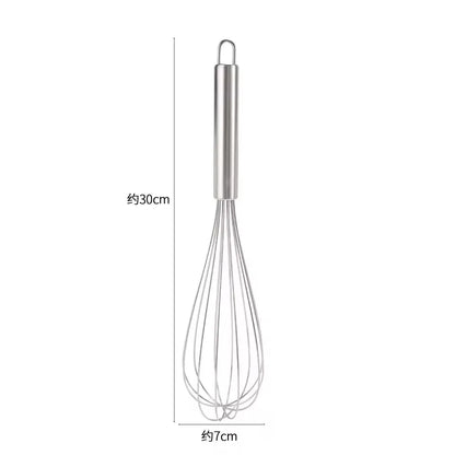 Manual Rotary Egg Beater | Stainless Steel Hand Whisk for Kitchen Baking