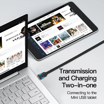 Vention Mini USB Cable | Fast Charging and Data Sync for Cameras, Phones, and More