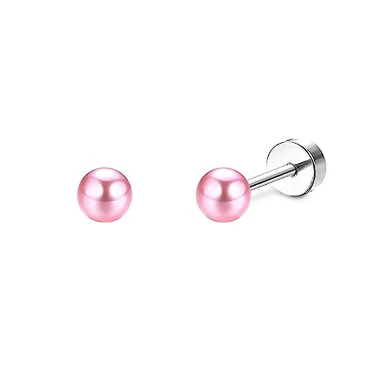 Stainless Steel Crystal Stud Earrings Set | Star Heart Butterfly Cartilage Tragus Helix Piercing Jewelry