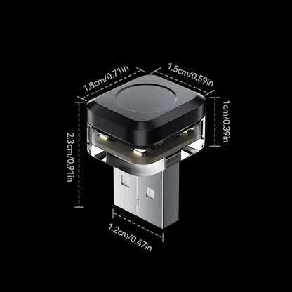 Mini Car USB LED Light | Portable Plug Play Ambient Mood Lamp for Auto Interior