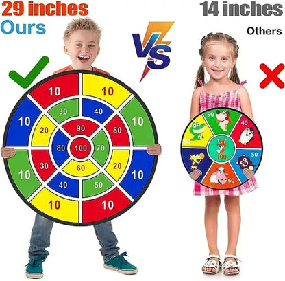 Children with sticky ball 74CM large dart board Family interactive game educational arithmetic indoor/outdoor sports toys gift