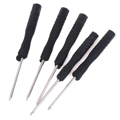 5Pcs Precision Torx Screwdriver Set T2 T3 T4 T5 T6 | Black Steel Mobile Phone Repair Kit