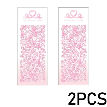 Cute Decorative Paper Stickers for Photocards and Scrapbooking | Kawaii Toploader Sticker Pack