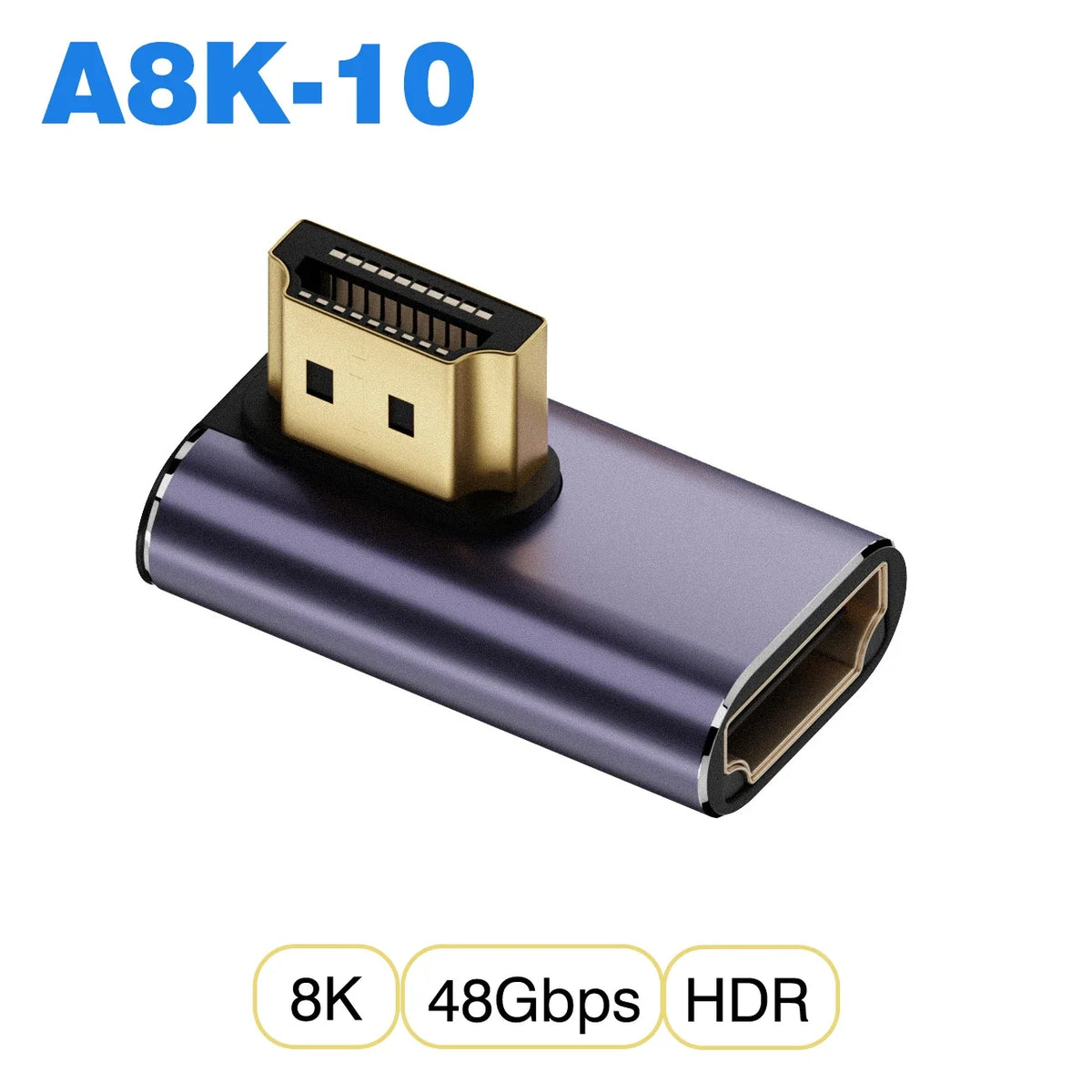 HDMI-Compatible Adapter | Mini and Micro HDMI to HDMI 2.1 Converter 48Gbps 8K60Hz 4K120Hz