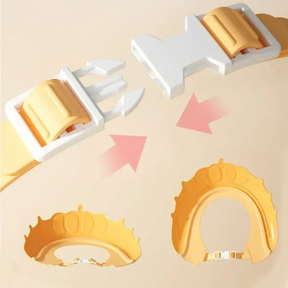 Baby Shower Cap with Adjustable Eye Protection | Waterproof Bath Shampoo Visor for Kids 0-6 Years