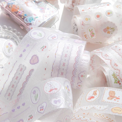 Journal GO Dessert Strawberry Washi Tape Set | Scrapbooking and Journaling Masking Tape