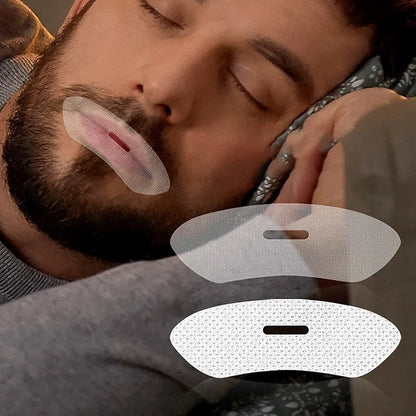 30Pcs Night Sleep Lip Nose Breathing Improving Patch | Anti-Snoring Stickers for Children and Adults