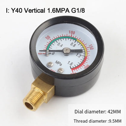 1pc Pressure Gauge for Air Compressor | Power Tool Replacement Accessory