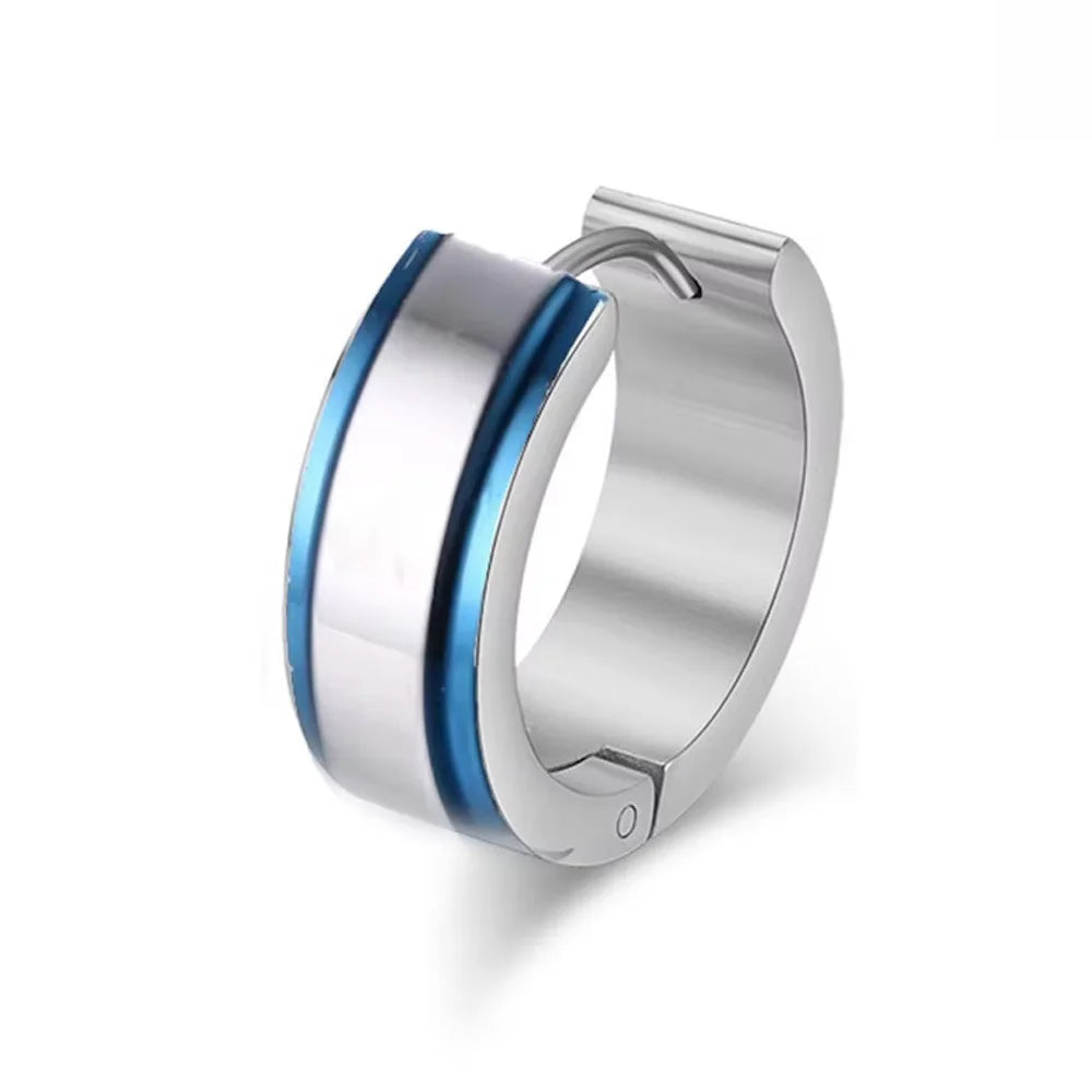 VNox Small Stainless Steel Hoop Earrings | Trendy Hypoallergenic Earrings for Women and Men