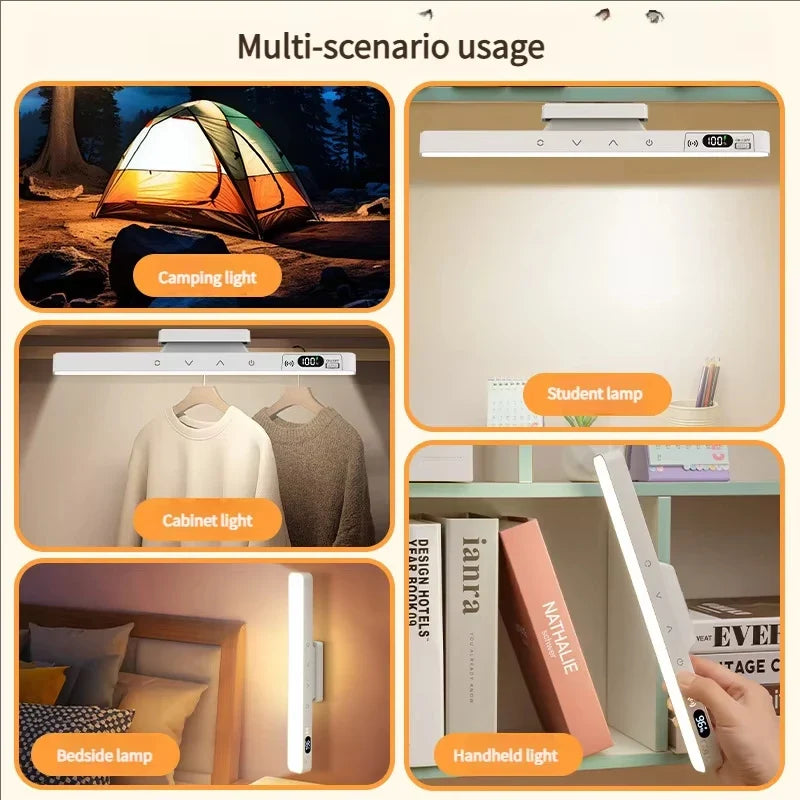 LED Touch Table Lamp with Remote Control and Timing | Rechargeable Magnetic Desk Light
