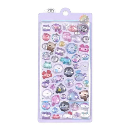 3D Food Stamping Seal Sticker | Japanese Anime Decorative Craft Stickers for Kids