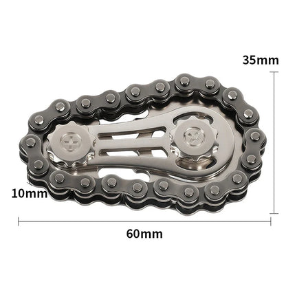 Metal Sprockets Flywheel Fingertip Gyro Fidget Spinner | Antistress Anxiety EDC Fidget Toy