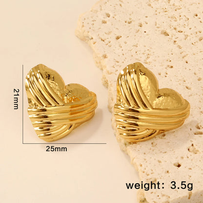 LUXUKISSKIDS Fairy Flower Earrings Stud | Gold-Plated Stainless Steel Piercing Jewelry for Women