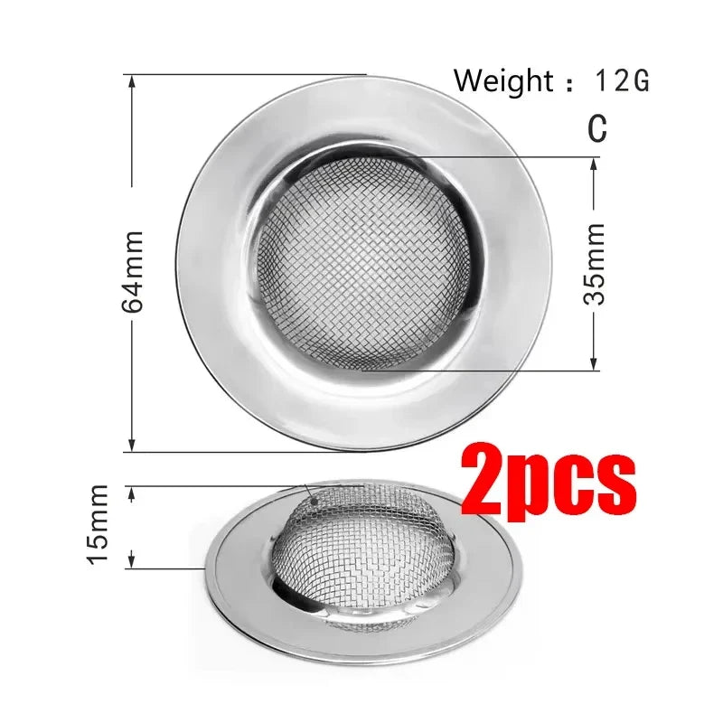 Kitchen Sink Strainer | Stainless Steel Mesh Drain Filter for Sink and Bathroom