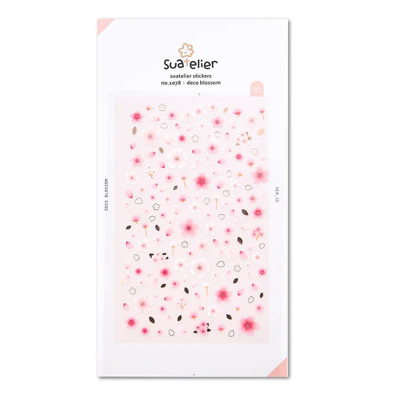 Korean Cherry Blossom Petal Stickers | Sakura Scrapbook and Stationery Set